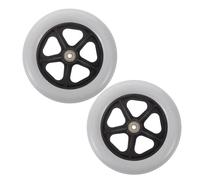 2Pcs Front Wheelchair Wheels Replacement Assembly for Inclusion Day Tribute