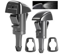 2Pcs Front Windshield Washer Jet Nozzle