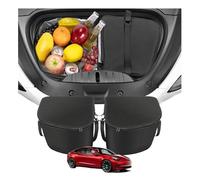 2PCS Frunk Cooler Organizer, Compatible With Tesla Model Y/3, Insulated Storage Bags With Compartments, Leak-Proof Front Trunk Organizer For Model 3 Highland 2024, Travel Food Cooler Bag(For Model 3