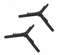 2Pcs Fuel Can Stabilizer Canister Stand, Black Gas Canister Stand Outdoor Folding Tripod Rack Multifunctional Foldable for Camping Hiking Stoves Stable Fixing Bracket