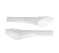 2PCS Fuel Filler Funnel For Ford for b-max for c-max for fiesta Focus for mondeo - White Capless Plastic 25MM Direct Replacement 8U5A-17B068-EB