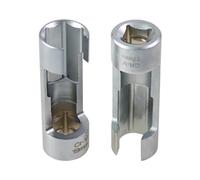 2PCS Fuel Line Socket Wrench 17mm 19mm Diesel Injector Union Nut for Elbow Nuts Bolts Hand Tool