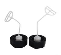 2pcs Fuel Tank Replacement for 43cc 49cc 52cc 55cc Petrol Scooter and Garden Multi Tool Engines, Fits Hedge Trimmer, Cutter, Electric Saw Fuel Tanks