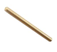 2pcs Full Thread Bar Studs Length 100mm 150mm, M2 M4 M5 Brass Rod Brass All Thread Rod Bar Studs(M3 x 200MM)