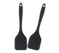 2Pcs Functional Silicone Spatula Food Grade Turner Comfortable Grip for Everyday Cooking and Baking Turner