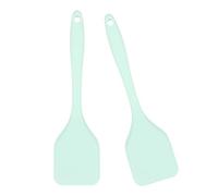 2Pcs Functional Silicone Spatula Food Grade Turner Comfortable Grip for Everyday Cooking and Baking Turner