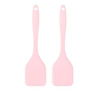 2Pcs Functional Silicone Spatula Food Grade Turner Comfortable Grip for Everyday Cooking and Baking Turner