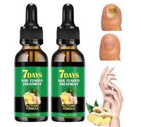 2PCS Fungal Nail Treatment,Ginger Nail Fungus Treatment,Toenail Fungas Treatmant Extra Strength,Ginger Nail Treatmant Nail Support Nail Care,Ginger Nail Growth Serum,7 Days Nail Treatmant