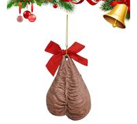2PCS Funny 3D Balls Christmas Tree Ornament,Christmas Ball Ball Decoration Pendant Hanging Funny Egg Ornaments for Christmas Christmas Tree Decor Hanging (A)