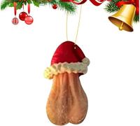 2PCS Funny 3D Balls Christmas Tree Ornament, Egg Decoration Pendant Hanging for Christmas Tree Decor