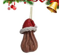 2PCS Funny 3D Balls Christmas Tree Ornament, Egg Ornaments for Christmas Tree Decor Hanging