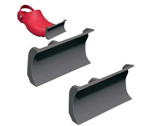 2PCS Funny Accessories for Shoe, Snow Plough, Silicone Snow Plow Crocs Charm Attachment Snow Removal Shoes Charms Ornaments for Shoes Accessories (Gray)