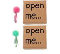 2pcs Funny Belly Button Brush Novelty Gift for Dad and Him