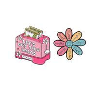 2pcs Funny Enamel Pins for Women Men for Backpacks, Jackets, Hats
