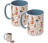 2PCS Funny Marcus Worm Meme Mug, Ceramic Marcus The Wormm Coffee Mug with Handle, 11oz Marcuss Merch Coffee Cup, Robert Help Meme Mugs, Novelty Milk Cups for Friends Coworkers & Internet Fans