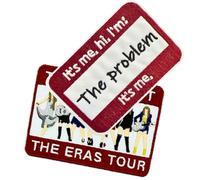 2Pcs Funny Popular Musician's Singer Embroidered Patches Bulk Iron/Sew on Applique Embroidery Repair Patch DIY Craft Accessories for Music Fans Girls Clothing Jacket Jeans Backpack Hat Vests Bags