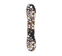 2PCs Furling Floral Dots Lips Style Bunny Ears Sponge Hair Styling Bun Maker Twist Curler Tool Accessory(Color5)