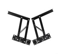 2pcs Furniture Lifting Hinge Set for Adjustable For Coffee Table Shelf Conversion with Robust Iron Build and Smooth Folding Action