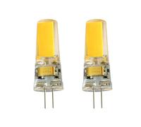 2PCS G4 LED Light Lamp 12V 5W Silicone Bulb for Chandelier Warm White 2700K | 5W 500LM 360 degree beam angle AC/DC 12V 2700K warm white for recessed puck under cabinet light
