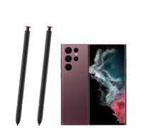 2Pcs Galaxy S22 Ultra Pen Replacement for Samsung Galaxy S22 Ultra 5G SM-S908, Galaxy S22 Ultra S Pen, Stylus Pen for Samsung S22 Ultra 5G Without Bluetooth(Burgundy)