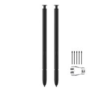2PCS Galaxy S22 Ultra S Pen (Without Bluetooth) Replacement Compatible Galaxy S22 Ultra Stylus Pen + Replacement Tips/Nibs (Phantom Black)