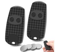 2pcs Garage Door Remote Control Fob, Two-Channel Radio Remote Control, 433.92 MHz Gate Fob, Electric Smart Gate Opener Compatible with CAM TOP432NA, TOP432EE, TOP432EV