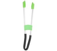2pcs Garbage Trash Picker Grabber Pick Clips Reacher Clip Up Folder Litter Clamp Cleaning Pro Tongs Aluminum Grabbers Stick