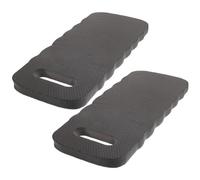 2pcs Garden Kneeling Pad EVA Knee Pad with Textured Non Skid Surface | Hollow Hole Design, Black Finish, for Pilates Users and Cleaning Tasks, Supports Knees and Feet Random Color