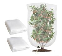 2pcs Garden Netting Bags Featuring Drawstring Closure for Fruit Tree and Plant Protection, Nylon Mesh Material Helps Shield Against Birds and Insects (1 * 1.2m)