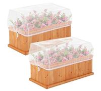 2Pcs Garden Nettings for Raised Bed Ultra Fine Garden Netting Pest Barrier with Adjustable Drawstring Plant Netting Cover Fruit Flower Protection for Blueberry Bushes Strawberries 150x80x50cm