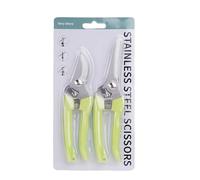 2Pcs Garden Pruning Shears Handheld Scissor Heavy Duty Garden Bypass Pruning Shears Tree Trimmer Secateurs Hand Pruner Handheld Tools
