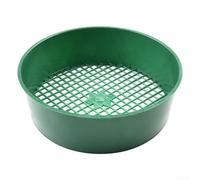 2Pcs Garden Sieve for Soil Sand and For Gravel Sorting - 16CM Diameter Plastic Mesh Screen Designed for Cultivation Medium Preparation