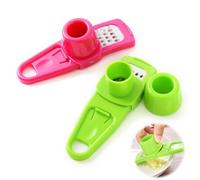 2PCS Garlic Grater, Garlic Chopper Grinder Press Mincer Colour Chopper Kitchen Utensils Agood Choice for Kitchen