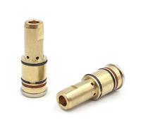 2pcs Gas Diffuser 4435 for MIG Welding Gun Torch (Red Copper)