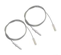 2pcs Gas Stove Ignition Electrode with 900mm Wire, Ceramic Spark Replacement Part, for Most Gas Cooker Range and Oven, High Voltage Ignitor Accessory, 35-45mm Ceramic Length(35mm)