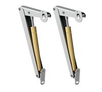 2Pcs Gas Struts 60N-200N Soft Close Lid Support Hinges Automatic Slow Lowering Safe Pneumatic Lid Lifters Gas Springs(8KG 80N)