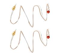 2pcs Gas Thermocouple Replacement 35 Inch Safety Sensor for Stoves | Ceramic Copper ABS Build, Pilot Light Systems, Bbq Grills and Ovens, Easy Installation, Anti Leak Shutoff