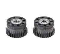 2PCS Gear Replacement for K2 Plus Extruder Hardened Steel DLC Coating Gear Perforated Lightweight Design for Smooth Filament Feed and Enhanced Printing Accuracy