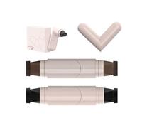 2PCS Gel Eyeliner Pencil Set, 2025 New Foldable Eyeliner Stamp for Perfect Wings, Innovative Design Eyeliner Stamp for Daily Makeup, Smudge Proof Eyeliners Pen for Beginners (Black & Brown)