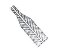 2pcs General Car Glass Protective Strips Carbon Fiber Not Crash Edges Guards Waterproof Car Side Glasses Auto Auto Adhesive Edges Protectors