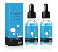 2Pcs Ghk-Cu Peptide Serum, Copper Peptide Serum Moisturizing Cream, Smooths, Brightens, Reduces Fine Lines and Wrinkles, Plumps Skin, and Enhances Skin Elasticity, 30ml