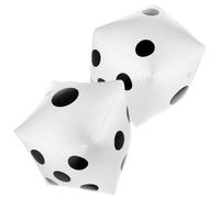 2PCS Giant Dice, Inflatable Dice, 30CM Fun Giant Die Big Die Large Die for Children, for Indoor Outdoor Broad Games Lawn Pool Party Birthday Party Decorations