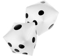 2Pcs Giant Dice, Inflatable Dice, 30CM Fun Giant Die Big Die Large Dies, for Indoor Outdoor Broad Games Lawn Pool Party Birthday Party Decorations