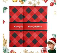 2Pcs Gift Card Booklet Christmas, Handmade Waterfall Card Booklet, Cards Diy Personalized Xmas Gifts for Family, Friends