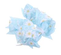 2pcs Girl Hair Bow Barrettes with Flower Design for Everyday | Cloth and Iron Build, Sturdy Stay Put Clips, Cute Floral Style, Teens, Special Events