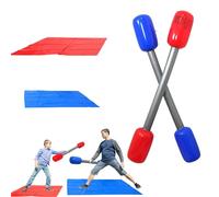 2Pcs Gladiators Pugil Sticks, Inflatable Gladiator Game Set, Pugil Sticks Gladiators 143cm, Gladiator Battle Duel Set, Heavy Duty Outdoor Battle Game for Kids Adults, Fun Water Playground Activity