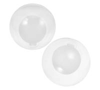 2pcs Glass Ball Lamp Shade Replacement for Ceiling Fan Lights | Spherical Cover, Glass Material, Modern Style, Bedrooms and Living Rooms, Decorative Dustproof Use