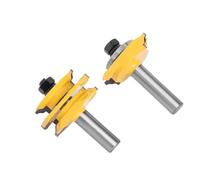2pcs Glass Cabinet Door Rail And Stile Router Bits 12mm 1/2-Inch Shank Window Frame Shaper Woodworking Milling Cutter Engraving Tools(12mm)