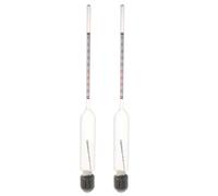 2pcs Glass Dairy Hydrometer for Milk and Goat Milk Testing