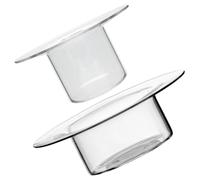 2pcs Glass Dessert Salad Bowl Set 100ml 280ml, Simple Footed Serving | Glass, Multi-purpose Use, Easy Handling Rim, for Fruits and Desserts, Food Photography and Gatherings